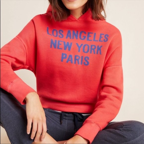 NEW SUNDRY LA NY Paris Hoodie Sweatshirt Sz 2 - Picture 13 of 14